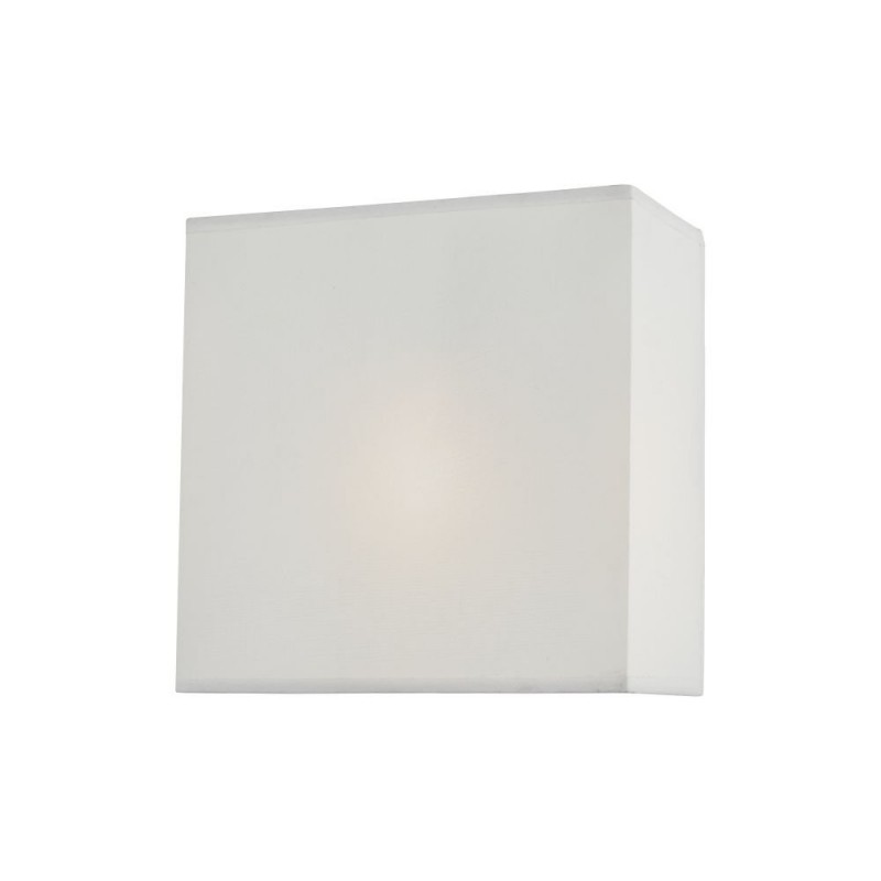 Wall Lights - Urmi - White Faux Silk Shade Wall Lamp Wisebuys-URM0715 - Urmi - White Faux Silk Shade Wall Lamp