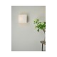 Wall Lights - Urmi - White Faux Silk Shade Wall Lamp Wisebuys-URM0715 - Urmi - White Faux Silk Shade Wall Lamp
