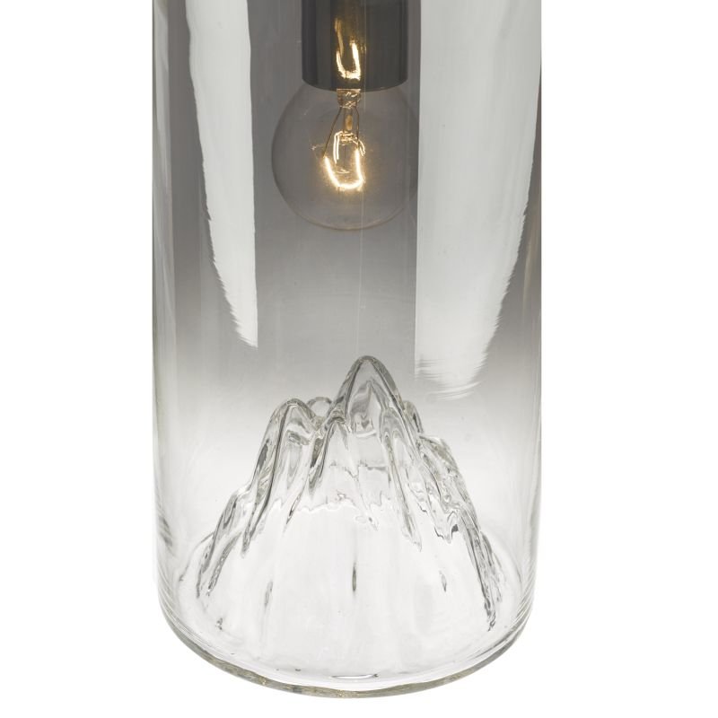 Ceiling Lights - Vahla - Smoky Mirrored Glass & Chrome Single Pendant Dar-VAH0110 - Vahla - Smoky Mirrored Glass & Chrome Single Pendant