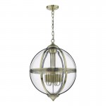 Vanessa - Antique Brass 5 Light Lantern Pendant Vanessa - Antique Brass 5 Light Lantern Pendant