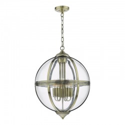 Vanessa - Antique Brass 5 Light Lantern Pendant Vanessa - Antique Brass 5 Light Lantern Pendant