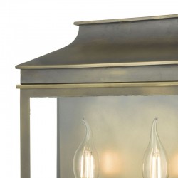 Vapour - Outdoor Antique Brass Lantern Wall Light Vapour - Outdoor Antique Brass Lantern Wall Light