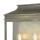 Dar-VAP5045 - Vapour - Outdoor Brass Coach Lantern Double Wall Light