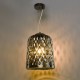 Dar-VAR0110 - Varius - Black Pendant with Decorative Smoked Glass
