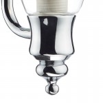 Vestry - Bathroom Chrome Wall Lamp with Clear Glass Vestry - Bathroom Chrome Wall Lamp with Clear Glass