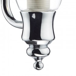Vestry - Bathroom Chrome Wall Lamp with Clear Glass Vestry - Bathroom Chrome Wall Lamp with Clear Glass