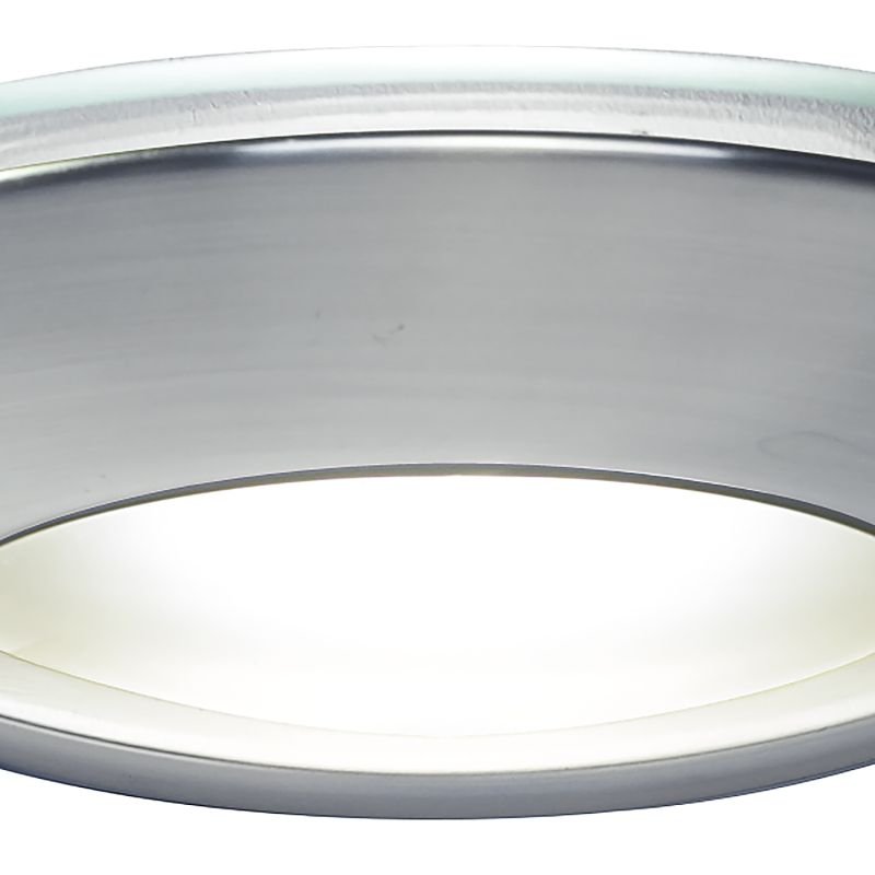 Wall Lights - Via - Satin Chrome with Opal Glass Wall Lamp Dar-VIA0746 - Via - Satin Chrome with Opal Glass Wall Lamp