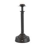 Virgil - Base Only - Rechargeable Matt Black Table Lamp