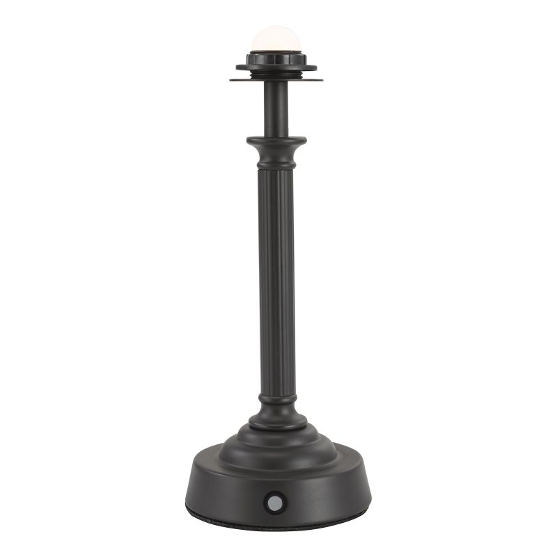 Dar-VIR4222 - Virgil - Base Only - Rechargeable Matt Black Table Lamp