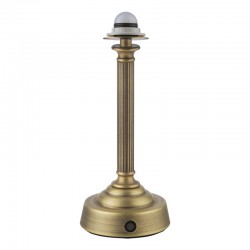 Virgil - Base Only - Rechargeable Matt Antique Brass Table Lamp Virgil - Base Only - Rechargeable Matt Antique Brass Table Lamp