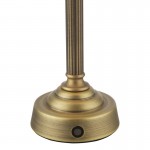 Virgil - Base Only - Rechargeable Matt Antique Brass Table Lamp Virgil - Base Only - Rechargeable Matt Antique Brass Table Lamp