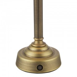 Virgil - Base Only - Rechargeable Matt Antique Brass Table Lamp Virgil - Base Only - Rechargeable Matt Antique Brass Table Lamp