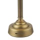 Dar-VIR4275 - Virgil - Base Only - Rechargeable Matt Antique Brass Table Lamp