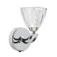 Dar-VIT0750 - Vito - Crystal Glass with Polish Chrome Single Wall Lamp