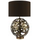 Dar-VOY4264 - Voyage - Brown Shade with Antique Copper Ball Bands Table Lamp