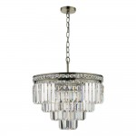 Vyana - Antique Brass 4 Light Chandelier with Crystal Vyana - Antique Brass 4 Light Chandelier with Crystal