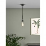 Waco - Black Chrome Suspension E27