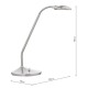 Dar-WEL4046 - Wellington - Satin Chrome LED Desk Lamp