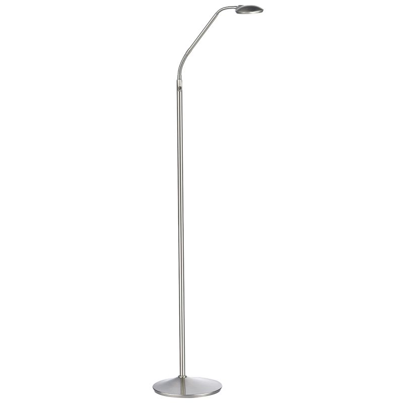 Dar-WEL4946 - Wellington - Satin Chrome LED Floor Lamp