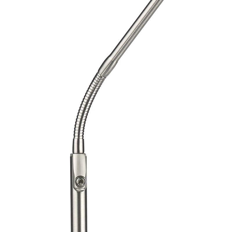 Dar-WEL4946 - Wellington - Satin Chrome LED Floor Lamp