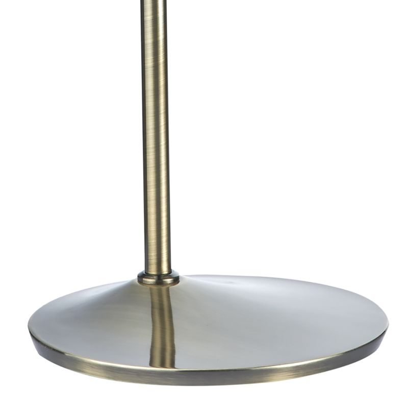 Dar-WEL4975 - Wellington - Antique Brass LED Floor Lamp