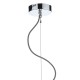 Ceiling Lights - Wheel - Grey Ribbon Fabric with Diffuser 3 Light Hanging Pendant Dar-WHE0339 - Wheel - Grey Ribbon Fabric with Diffuser 3 Light Hanging Pendant