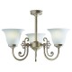 Ceiling Lights - Woodstock - Glass with Antique Brass 3 Light Centre Fitting Dar-WOO0385 - Woodstock - Glass with Antique Brass 3 Light Centre Fitting
