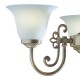 Ceiling Lights - Woodstock - Glass with Antique Brass 3 Light Centre Fitting Dar-WOO0385 - Woodstock - Glass with Antique Brass 3 Light Centre Fitting