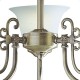 Ceiling Lights - Woodstock - Glass with Antique Brass 3 Light Centre Fitting Dar-WOO0385 - Woodstock - Glass with Antique Brass 3 Light Centre Fitting