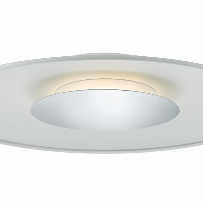 Ceiling Lights - Worcester - Big LED White & Polished Chrome Ceiling Lamp Dar-WOR502 - Worcester - Big LED White & Polished Chrome Ceiling Lamp