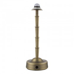 Wyman - Base Only - Rechargeable Matt Antique Brass Bamboo Table Lamp Wyman - Base Only - Rechargeable Matt Antique Brass Bamboo Table Lamp