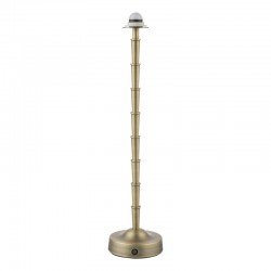 Wyman - Base Only - Rechargeable Matt Antique Brass Bamboo Table Lamp Wyman - Base Only - Rechargeable Matt Antique Brass Bamboo Table Lamp