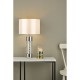 Table & Floor Lamp - Yalena - Ivory Shade with Glass & Crystal Table Lamp Dar-YAL422 - Yalena - Ivory Shade with Glass & Crystal Table Lamp