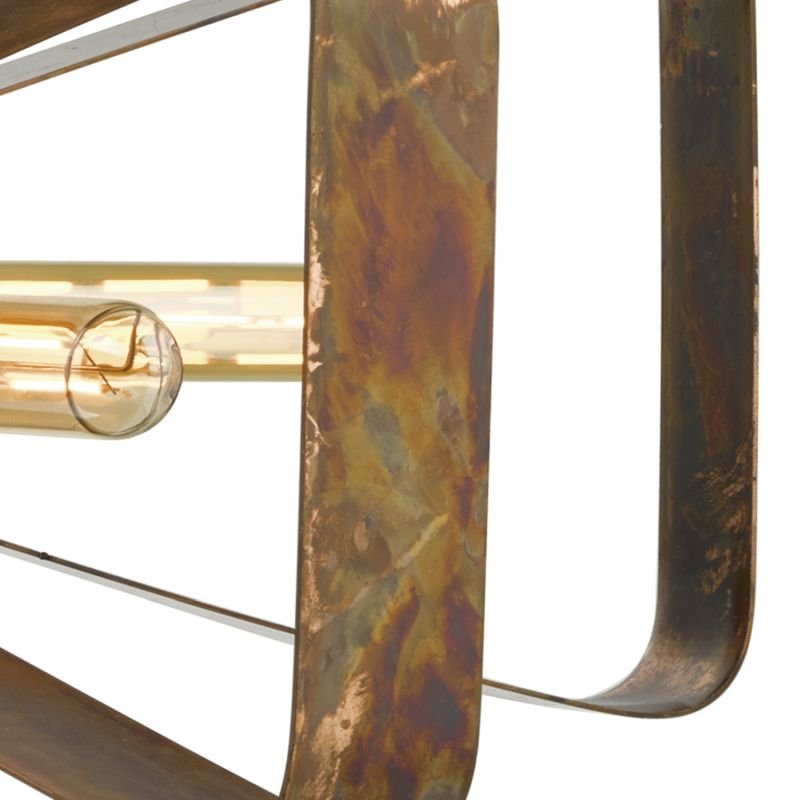 Dar-YAV0564 - Yavanna - Oiled Copper Metal 5 Light Hanging Pendant