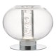 LED Lights - Yomara - LED Transparent Glass with Chrome Table Lamp Dar-YOM4150 - Yomara - LED Transparent Glass with Chrome Table Lamp