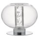 LED Lights - Yomara - LED Transparent Glass with Chrome Table Lamp Dar-YOM4150 - Yomara - LED Transparent Glass with Chrome Table Lamp