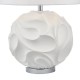 Dar-ZAC432 - Zachary - Decorative White Round Table Lamp
