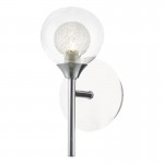 Zeke - Decorative Double Glasses with Chrome Wall Lamp Zeke - Decorative Double Glasses with Chrome Wall Lamp