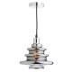 Accessories - Zephyr - Silver Ripple Glass Shade for Hanging Pendant Dar-ZEP6550 - Zephyr - Silver Ripple Glass Shade for Hanging Pendant