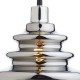 Accessories - Zephyr - Silver Ripple Glass Shade for Hanging Pendant Dar-ZEP6550 - Zephyr - Silver Ripple Glass Shade for Hanging Pendant