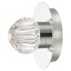 Bathroom Lights - Zondra - Bathroom LED Glass & Polished Chrome Wall Lamp Dar-ZON0750 - Zondra - Bathroom LED Glass & Polished Chrome Wall Lamp