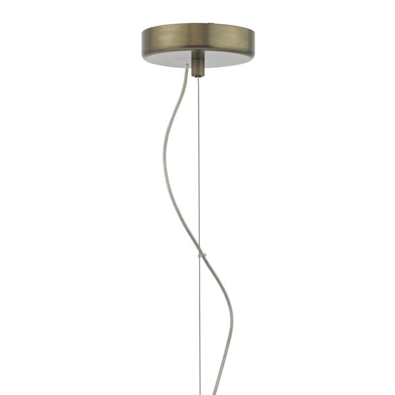 Ceiling Lights - Zula - Transparent Glass with Aged Bronze Hanging Pendant Dar-ZUL0163 - Zula - Transparent Glass with Aged Bronze Hanging Pendant
