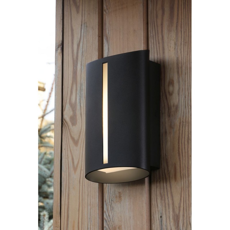 Dar_Vol3-ZUZ2122 - Zuzana - Matt Black Up & Down Wall Lamp IP54