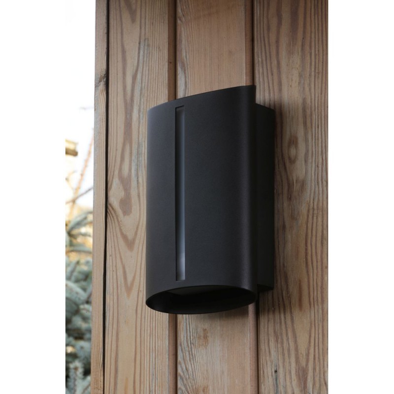 Dar_Vol3-ZUZ2122 - Zuzana - Matt Black Up & Down Wall Lamp IP54