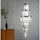 Dar-ANG3308 - Angel - Polished Chrome 28 Light Chandelier with Crystal