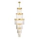 Dar-ANG3335 - Angel - Gold 28 Light Chandelier with Crystal