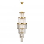 Angel - Gold 28 Light Chandelier with Crystal