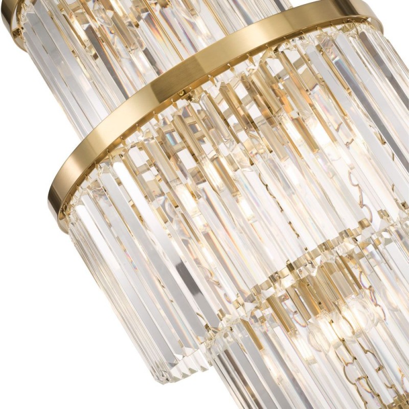 Dar-ANG3335 - Angel - Gold 28 Light Chandelier with Crystal