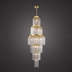 Angel - Gold 28 Light Chandelier with Crystal
