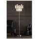 Dar-ANG4908 - Angel - Polished Chrome 6 Light Floor Lamp with Crystal